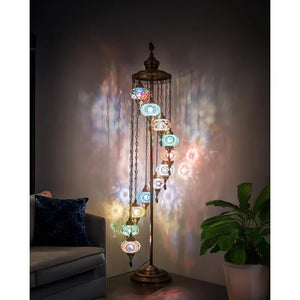 Turkish Floor Lamp (11 Globes/7ft Tall) (USA)