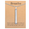 BREATHING Anxiety/Mindfulness Positive Relief Necklace