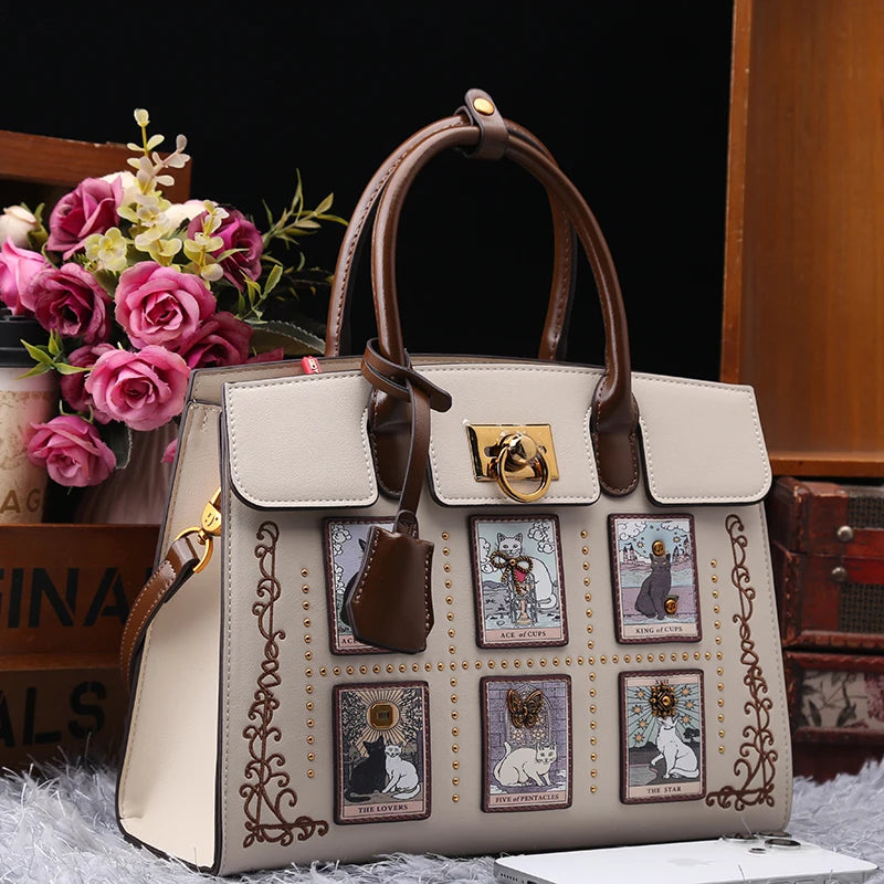 Fashion (Cat Print) Design Handbags