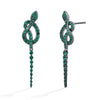 Snake Curl S925 Sterling Earrings