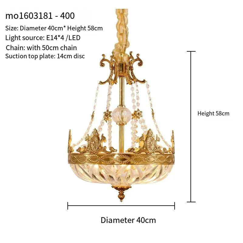 French Villa Chandelier