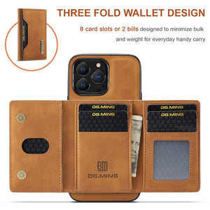 Magnetic Leather Wallet - Phone Cases