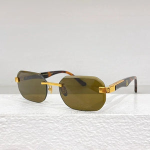 Rimless Square UV400 Sunglasses