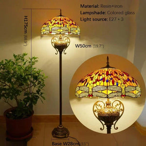 European (stained glass) Floor Lamp