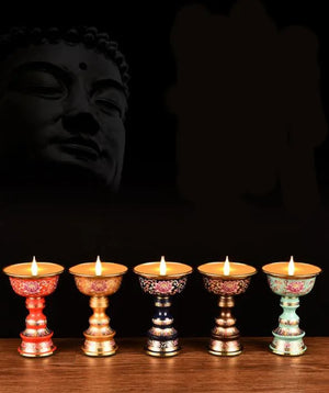 Lotus Flower Candle Decor