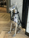 Greyhound/Doberman Decor Sculpture