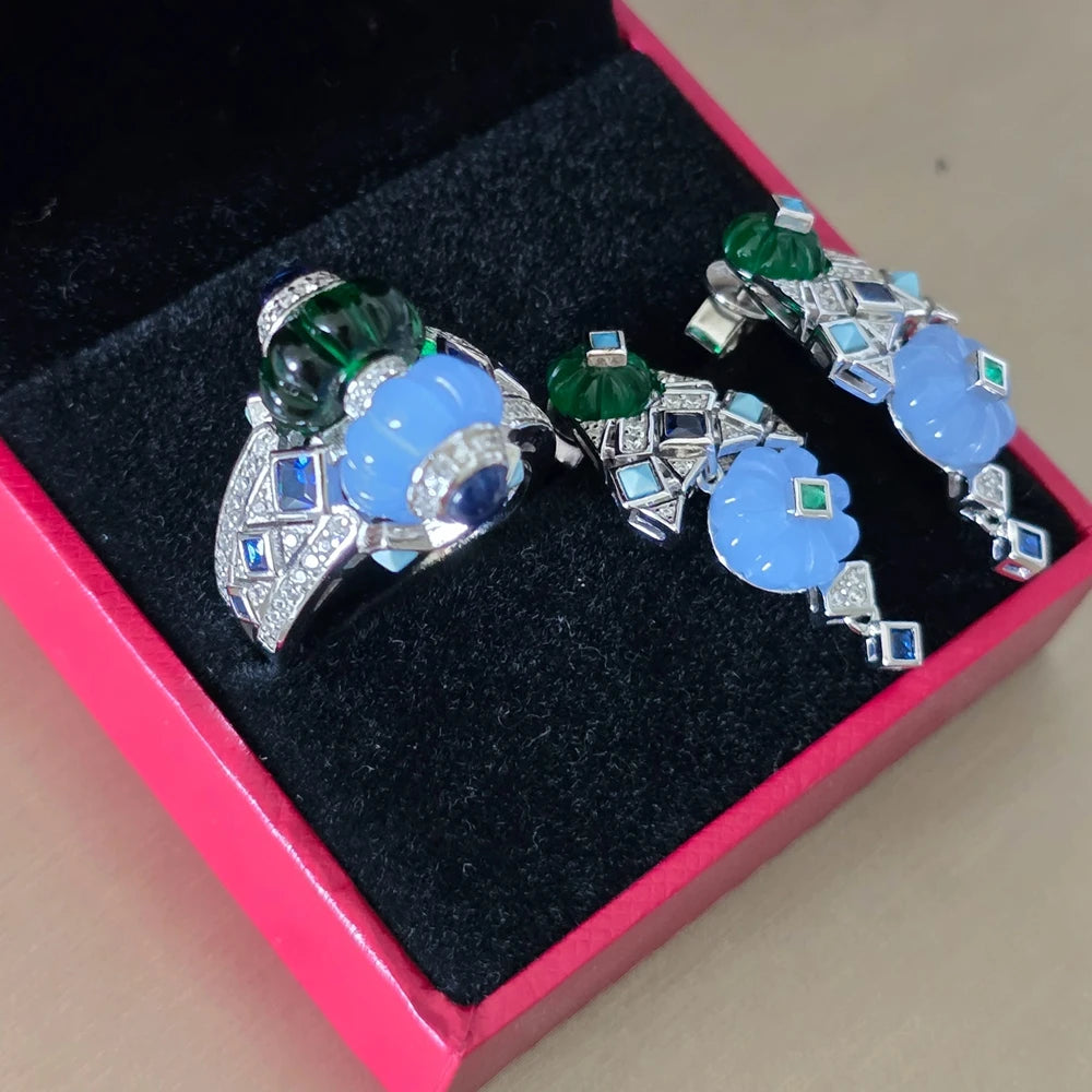 Tutti Frutti (Silver) Jewelry Set