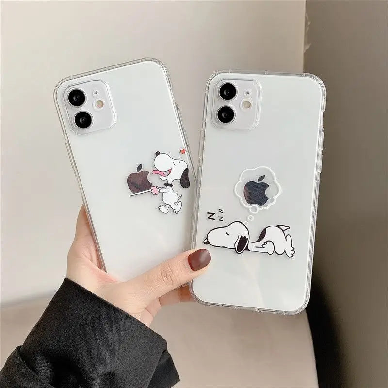 SNOOPY iPhone Cases (transparent)