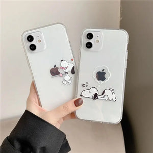 SNOOPY iPhone Cases (transparent)