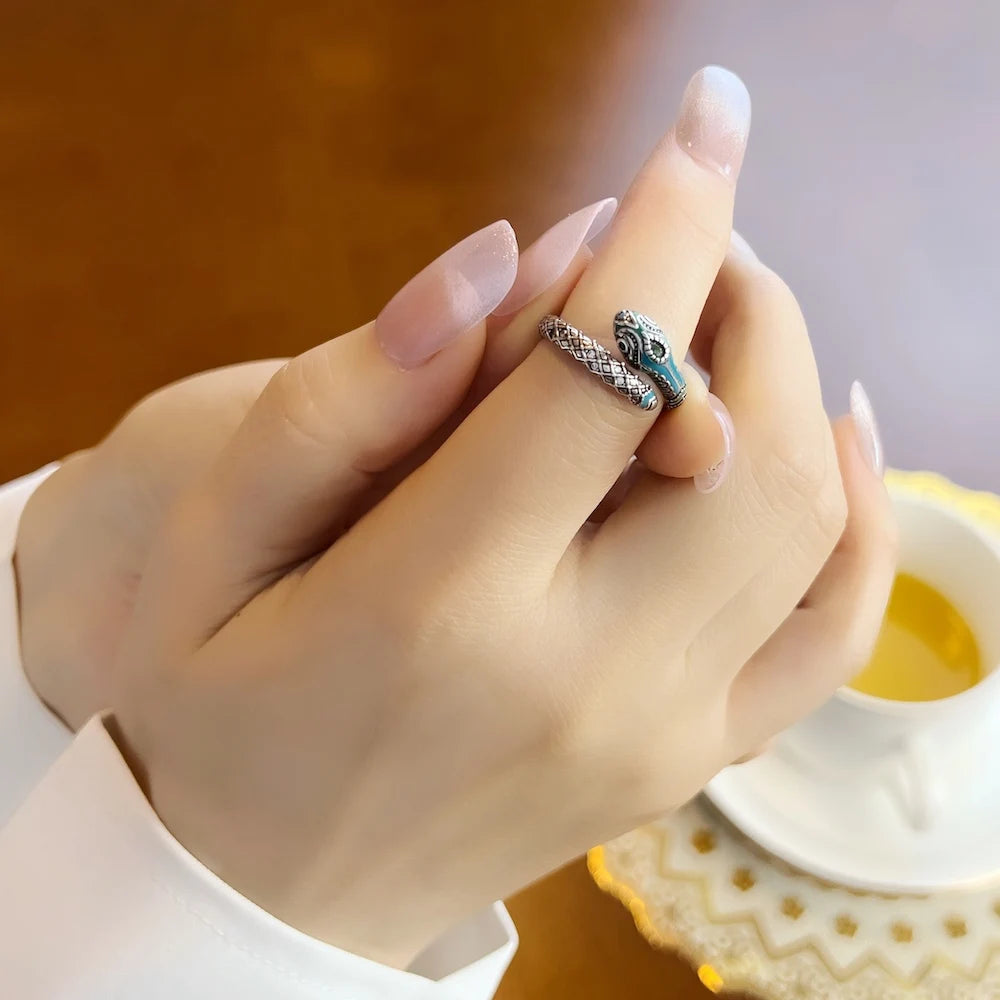 Mystic Snake Style (925 Sterling) Ring