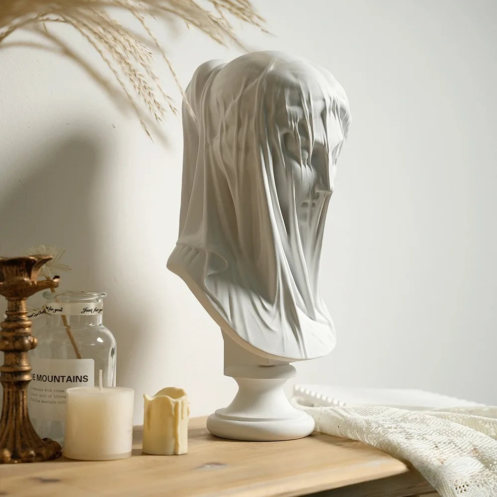Veiled Maiden Sculpture