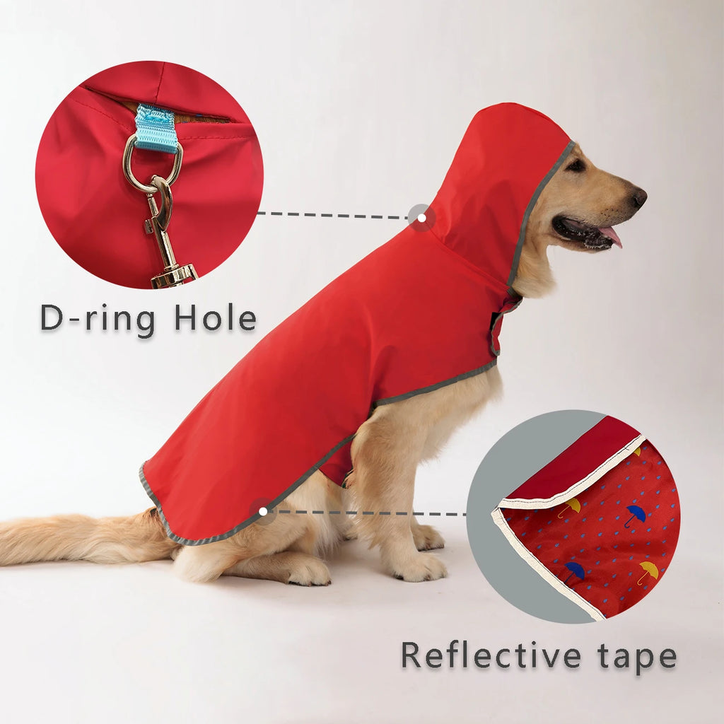 PET All Weather Dog Raincoat (Dual-sided)