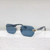 Rimless Square UV400 Sunglasses
