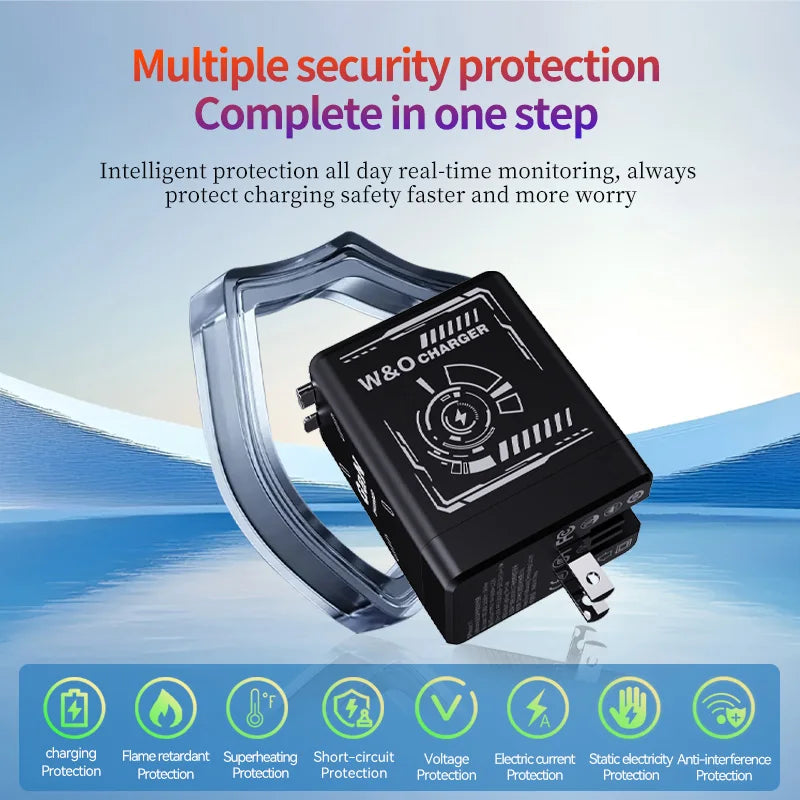 Charger Fast (GaN120W) (Retractable)