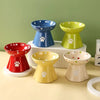 PET Ceramic (neck protector) Food Bowl (stable no-overturning)