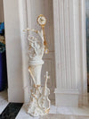 European Retro Clock Sculpture