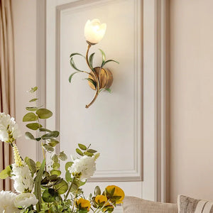 French (Leaf Flower) Wall Lights