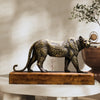 Antique (Bronze) Leopard Statue