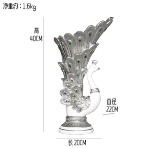 Peacock Flower Vase