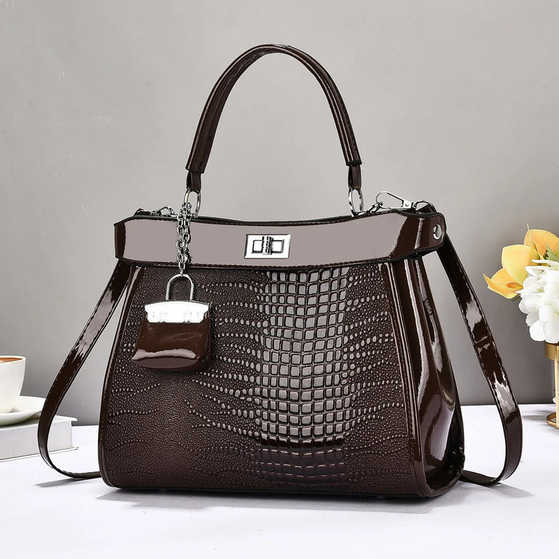 Crocodile Print Handbags