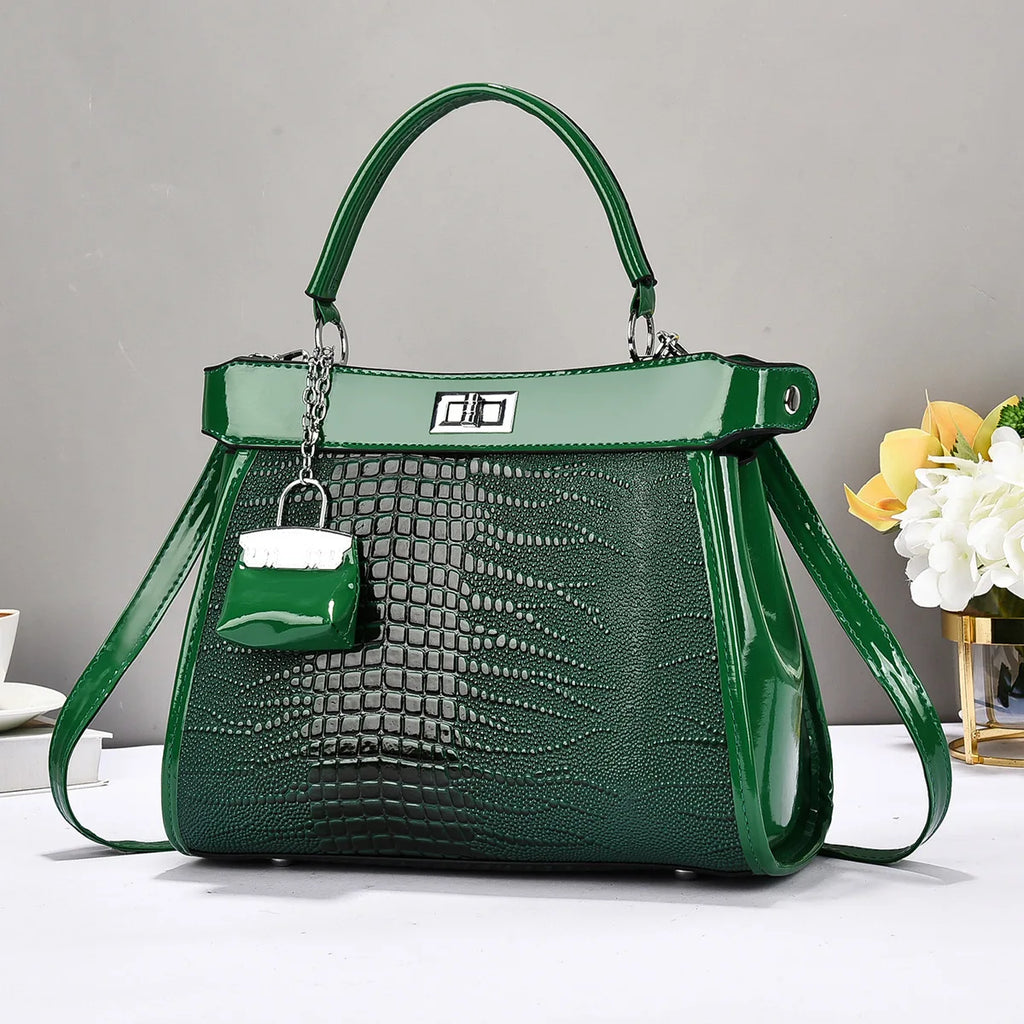 Crocodile Print Handbags