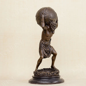 Greek Titan/World Bronze Statue