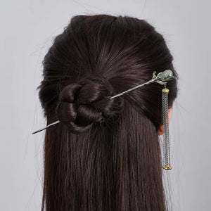 Orchid Jade (S925 Sterling) Hairpin