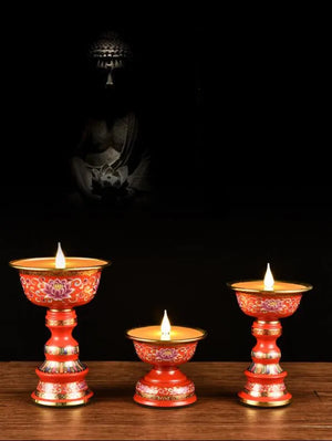 Lotus Flower Candle Decor