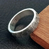 Sterling Wave - Man Ring