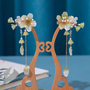 Butterfly Flower Hairclips (1pair)
