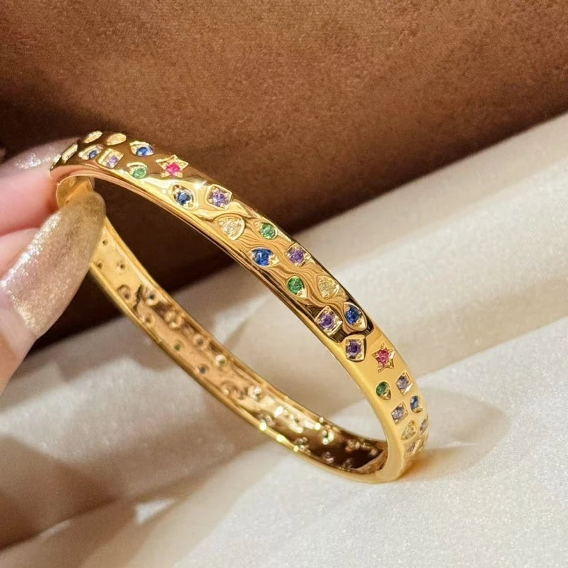 Rainbow Diamond (S925 Pure Silver) Bracelet