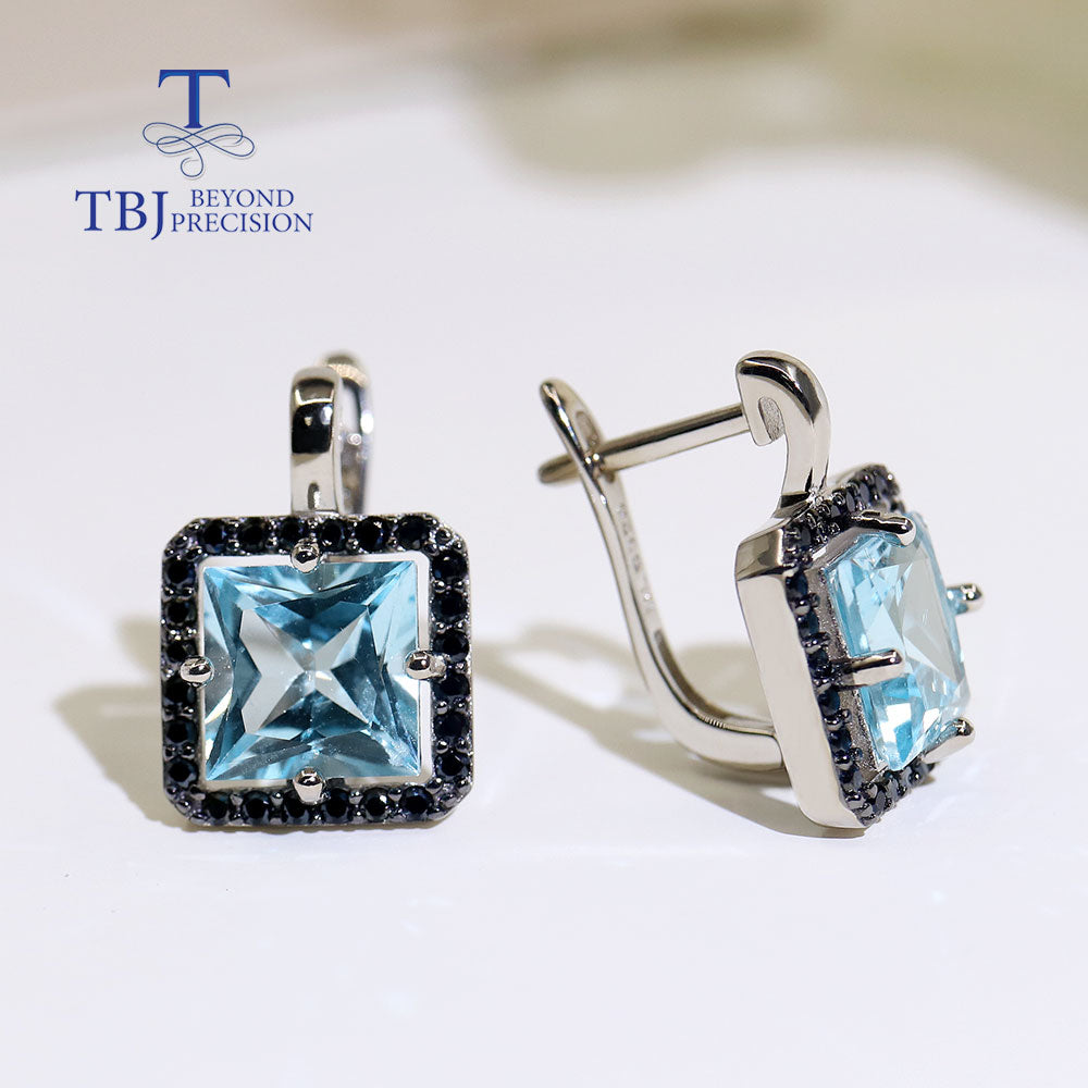 Blue Topaz - Design Sterling Set