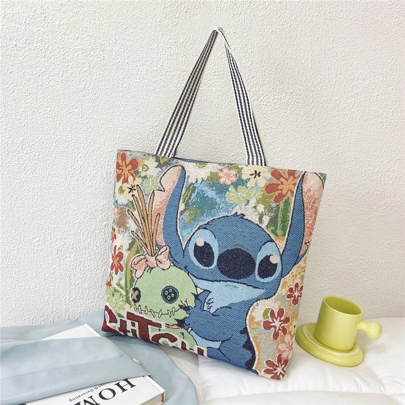 Stitch/Mickey/Winnie (Canvas) Shopping Bags