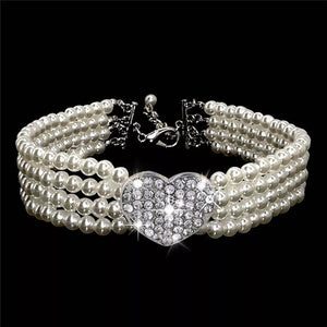 Elegant Pearl Pet Choker