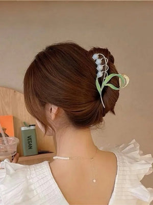 Lily Of The Valley Hair Clips