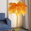 Ostrich Feather Floor Lamps (Certified)