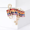 Musician Butterfly Brooch