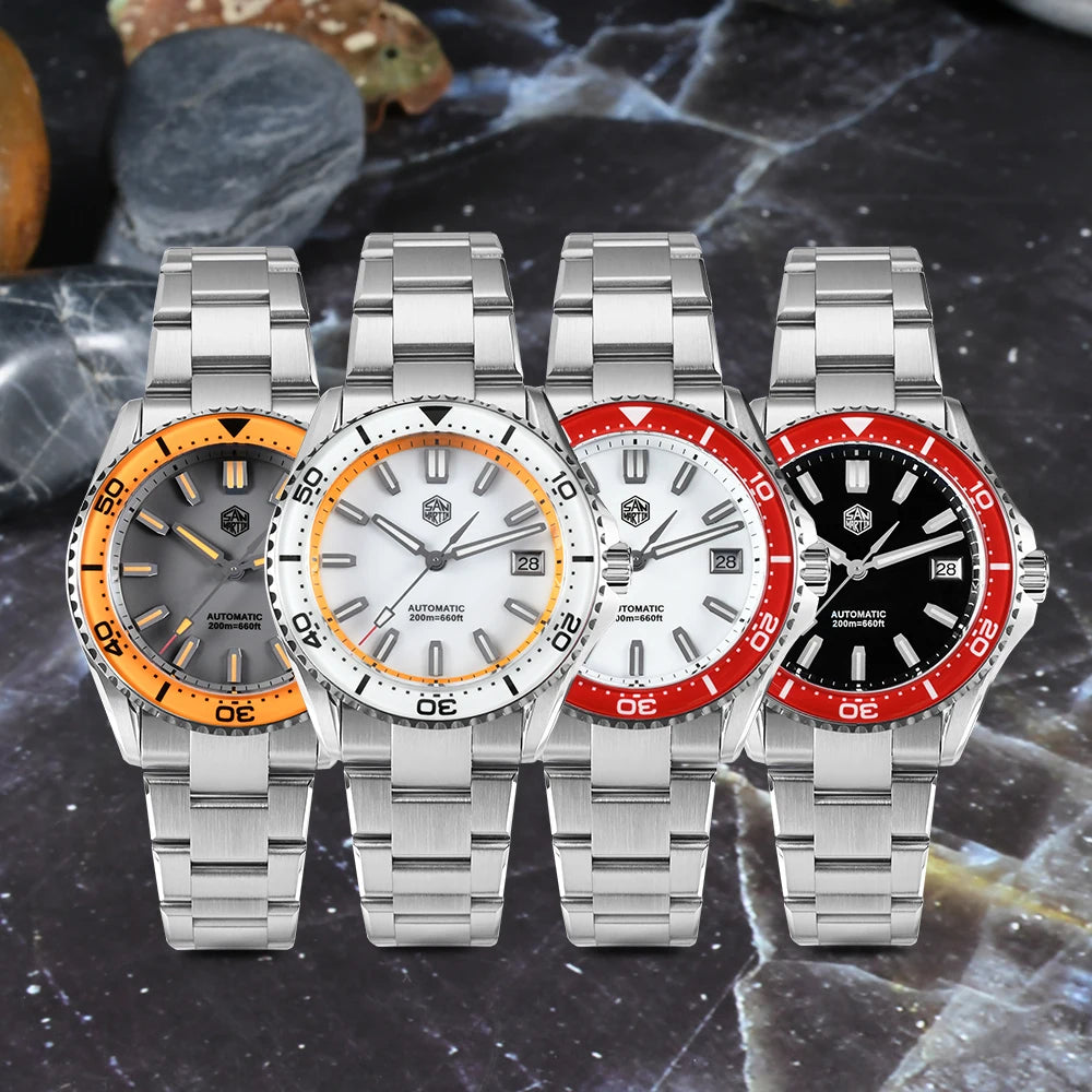 SAN MARTIN NH35 Stainless Steel Dive Watch