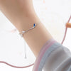 Elegant Crane (Silver/Blue) 925 Sterling Bracelet