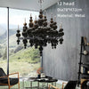 Modern (Black/Gold/White) Chandelier