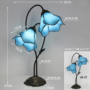 Tiffany (Mediterranean Flower) Table Lamp