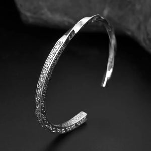 Twist (S925 Silver) Men's Bracelet