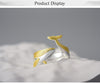 Whale 18K Gold/Sterling Ring