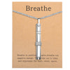 BREATHING Anxiety/Mindfulness Positive Relief Necklace