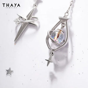 Silver Star Earrings