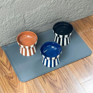 Pet Bowls - Stylish Elevated (non-tip/anti-slip)
