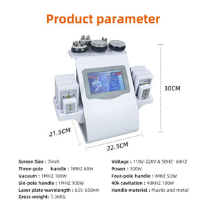Body Shaping (6-in-1 Professional) Machine (USA)