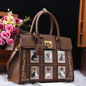 Fashion (Cat Print) Design Handbags