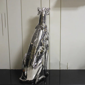Greyhound/Doberman Decor Sculpture