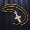 Bling/Diamond Sterling Cross Necklace